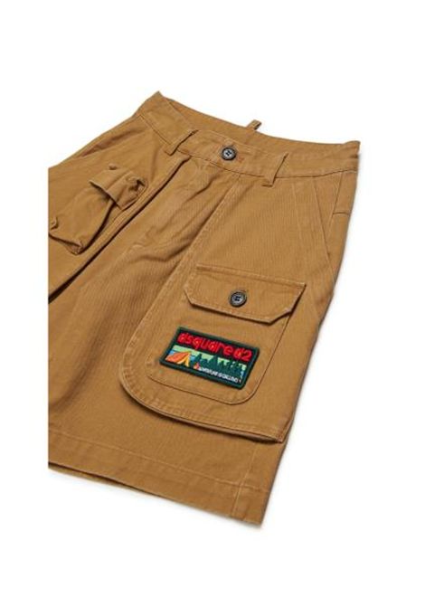 Bermuda con logo DSQUARED2 JUNIOR | DQ3205 D0AGJDQ730